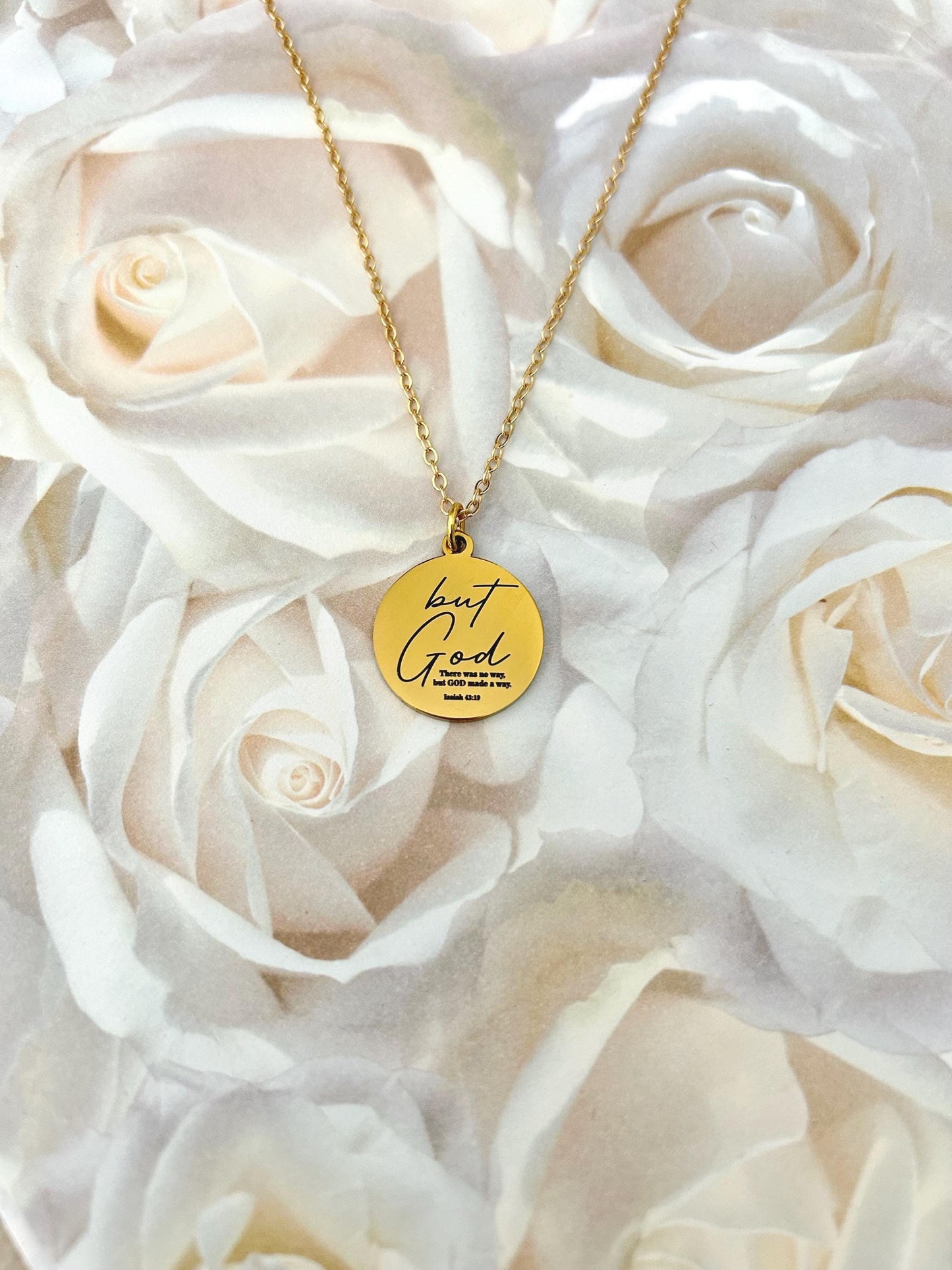 There was no way, but God made a way Necklace, Christian Gifts, Scripture Jewelry, motivational gifts, Inspirational Jewelry, Gifts for Mom