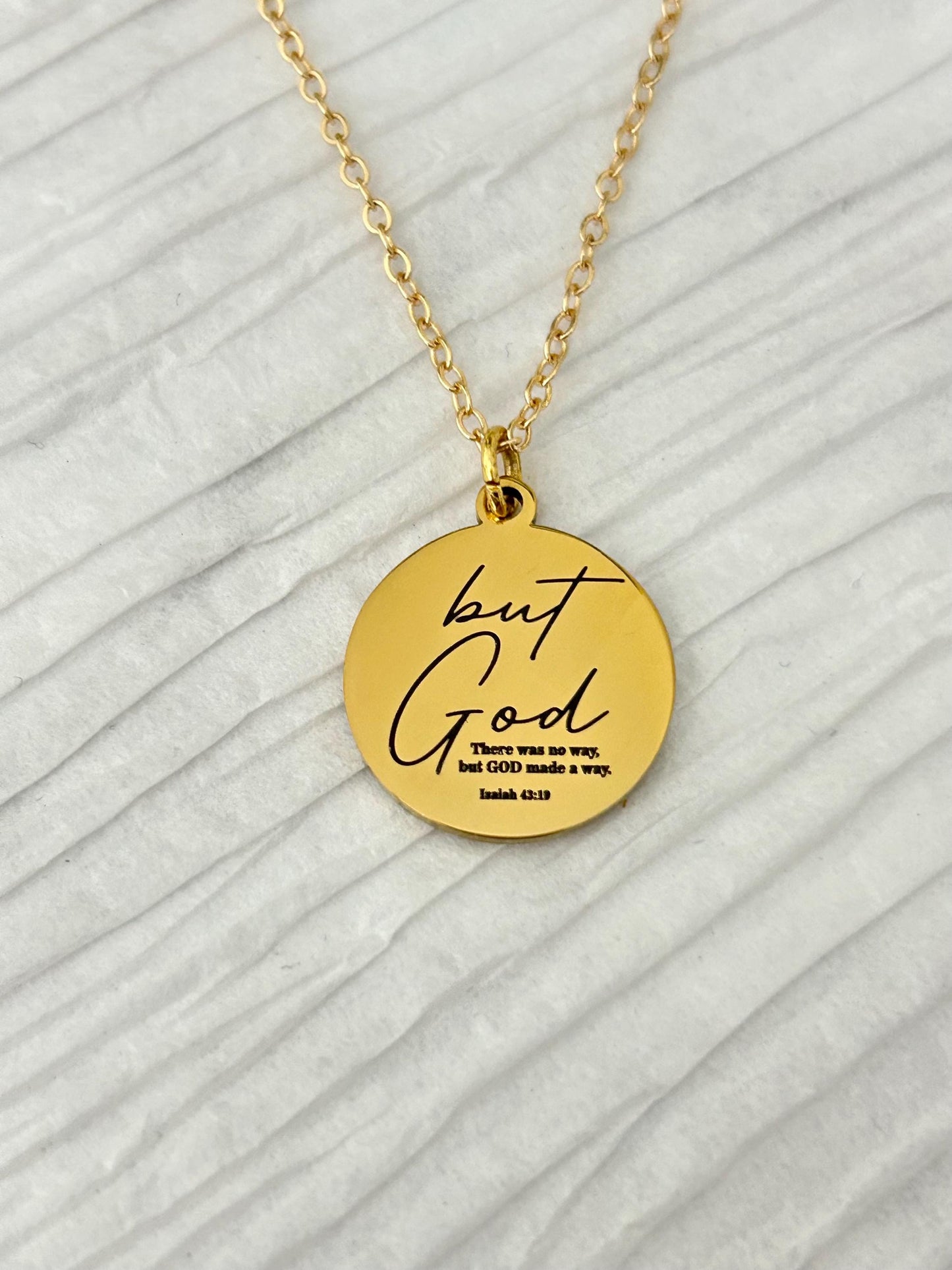 There was no way, but God made a way Necklace, Christian Gifts, Scripture Jewelry, motivational gifts, Inspirational Jewelry, Gifts for Mom