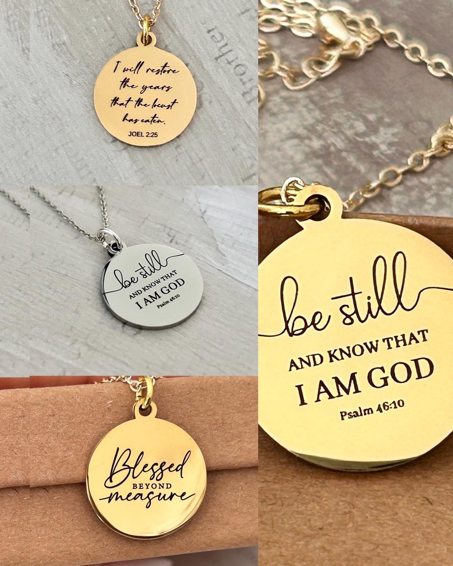 I am making a way in the wilderness Bible Necklace Isaiah 43:19, Christian Gifts, Motivational Necklace, Gift for Mom, Inspirational Jewelry