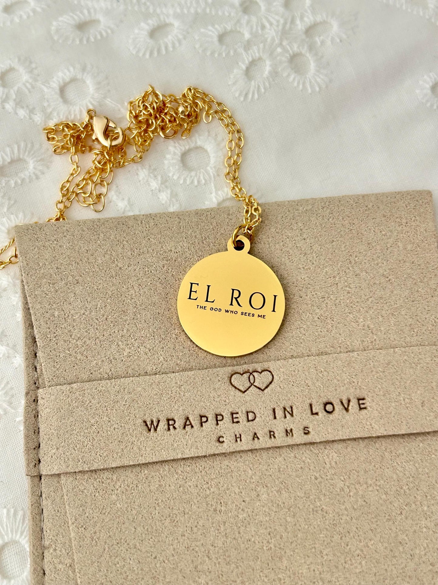 El Roi Necklace The God who sees me Genesis 16:13 Christian Gifts, Hebrew Names of God, Scripture Charms, Women's Retreat Conference Gifts