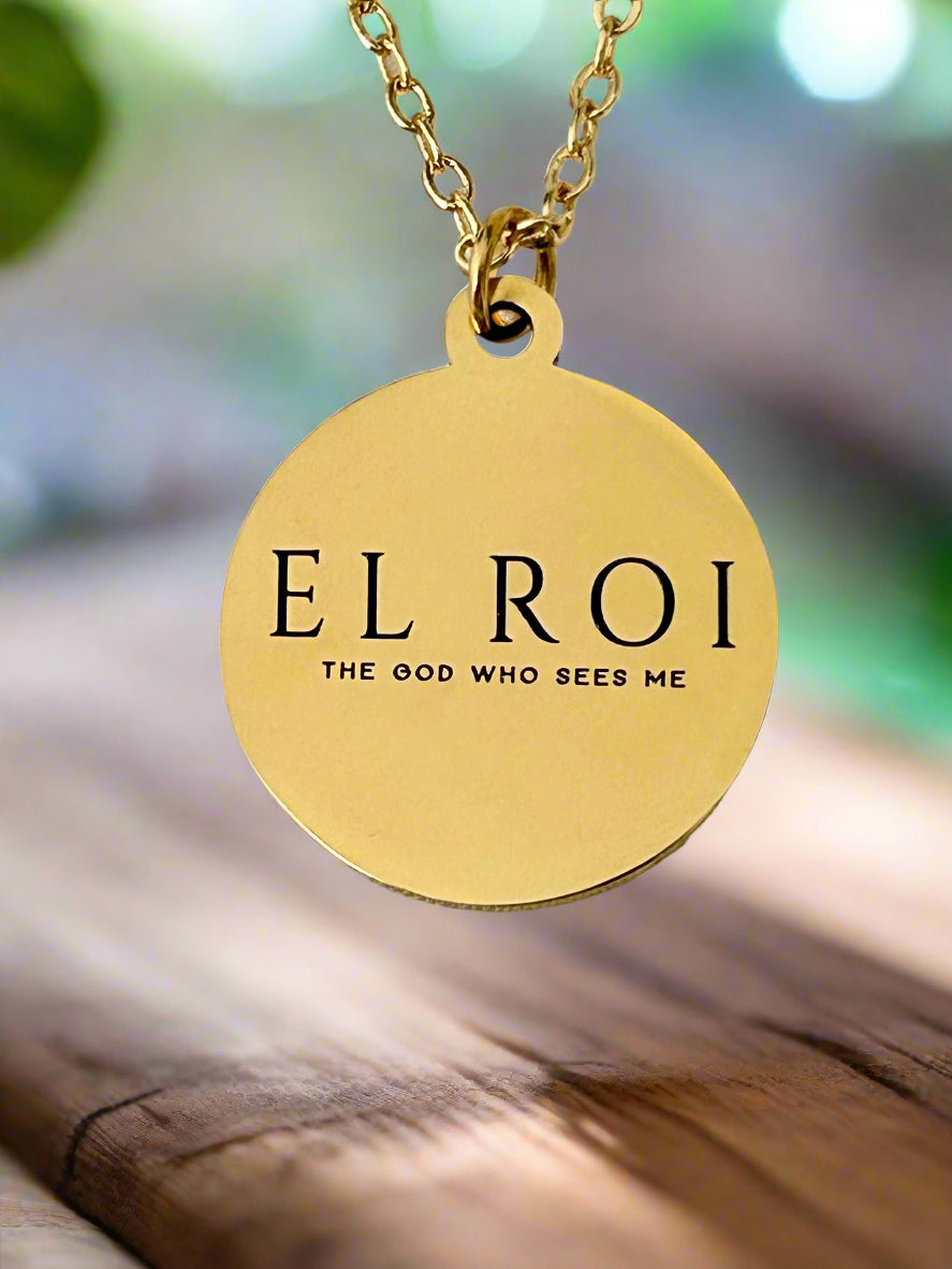 El Roi Necklace The God who sees me Genesis 16:13 Christian Gifts, Hebrew Names of God, Scripture Charms, Women's Retreat Conference Gifts