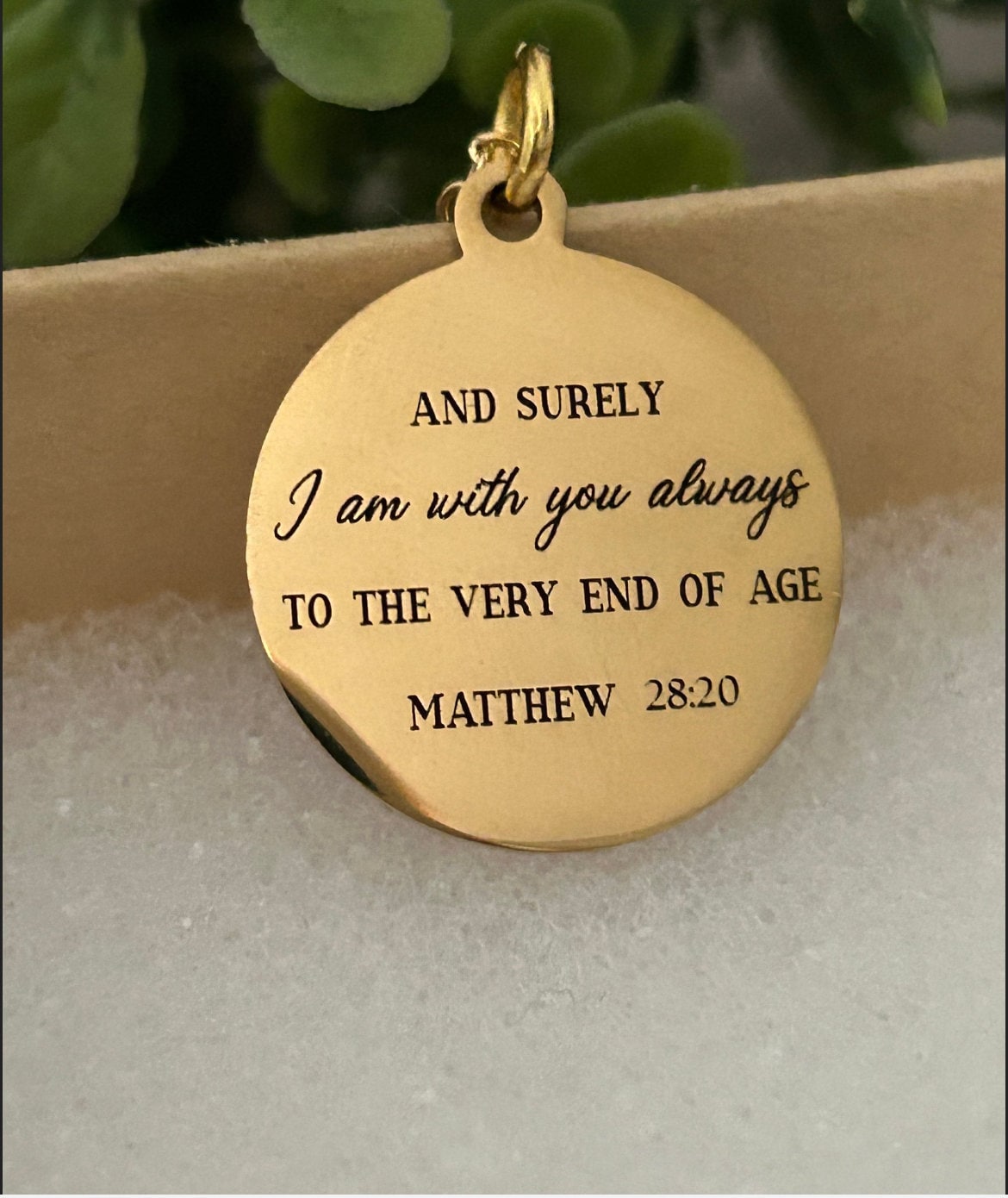 Personalized Bible Verse Square or Disc keychain , Christian Jewelry, Faith jewelry , Scripture Quote Pendant, Baptism, Christian Gifts