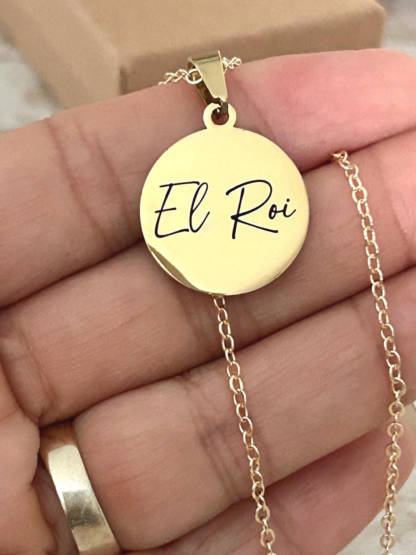 El Roi Bible Verse Necklace, you are The God who sees me, Christian Gifts, Scripture Jewelry, Personalized Necklace, Faith Gifts for Mom