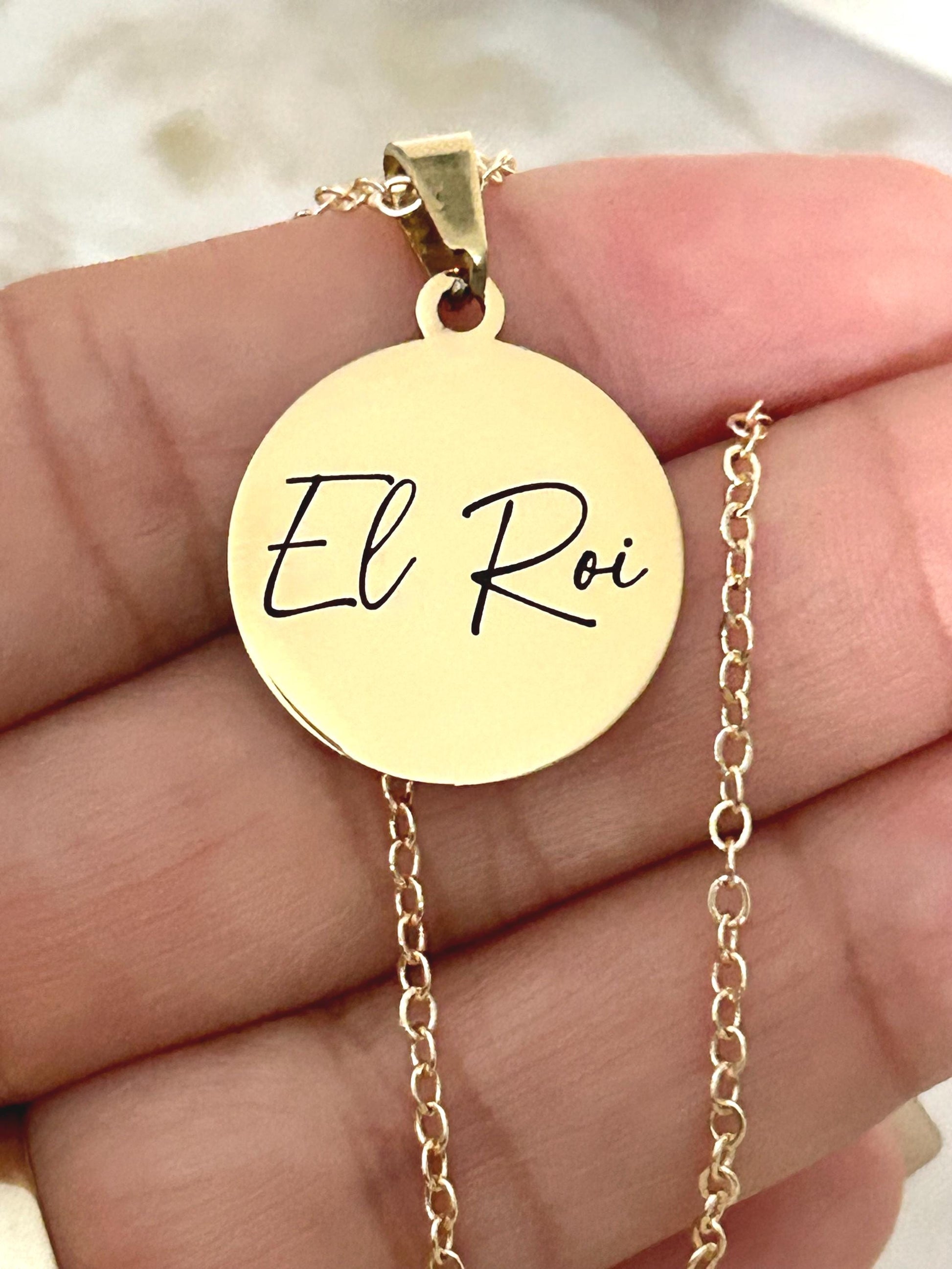 El Roi Bible Verse Necklace, you are The God who sees me, Christian Gifts, Scripture Jewelry, Personalized Necklace, Faith Gifts for Mom