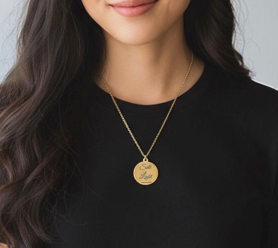 Personalized 14K Gold Plated Necklace: Salt & Light Christian Jewelry Womens Conference and Retreat Gifts