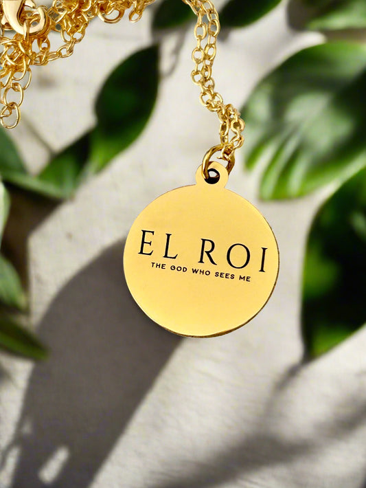 El Roi Necklace The God who sees me Genesis 16:13 Christian Gifts, Hebrew Names of God, Scripture Charms, Women's Retreat Conference Gifts