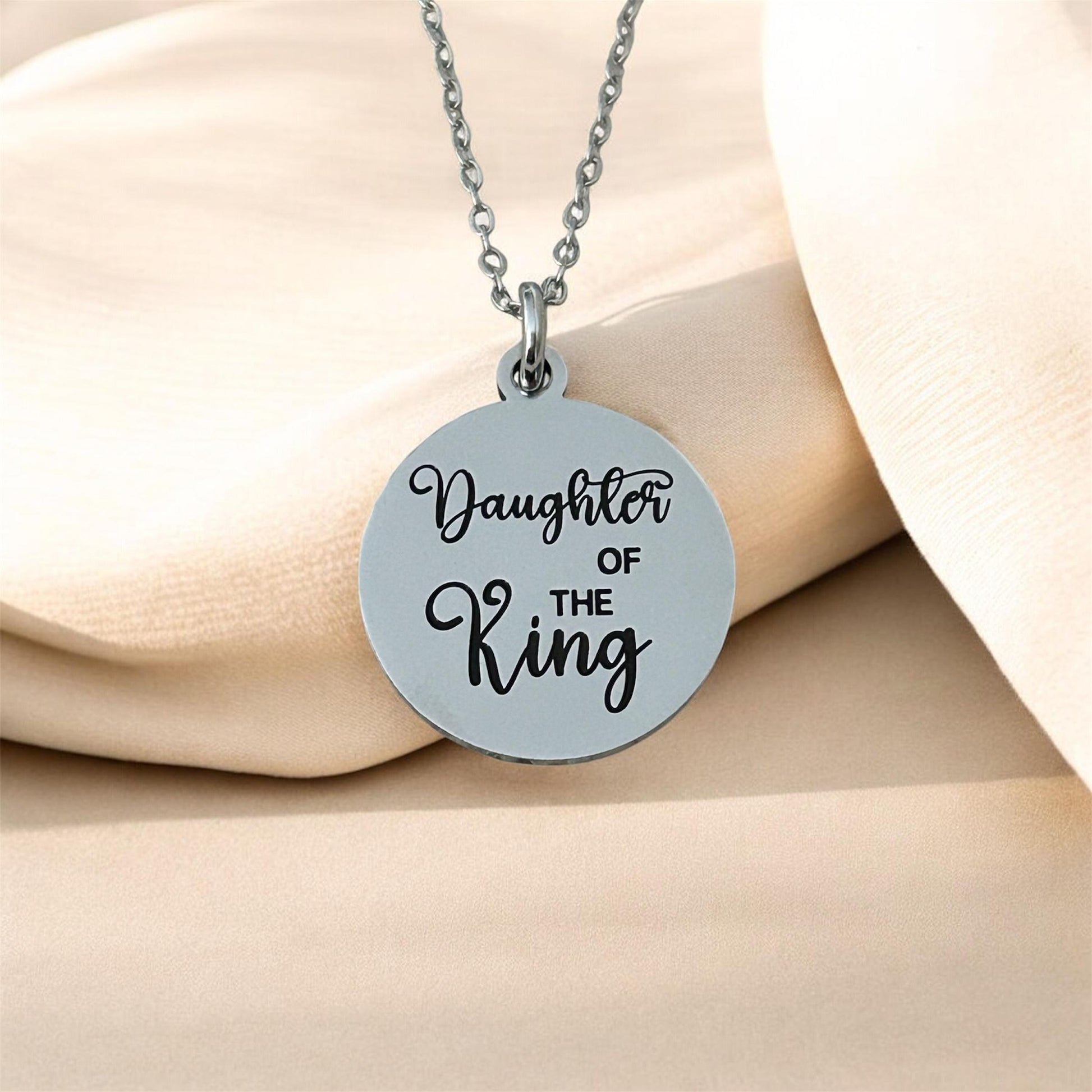 Daughter of The King Necklace: Gifts for Daughter, princess necklace, Christian Gifts