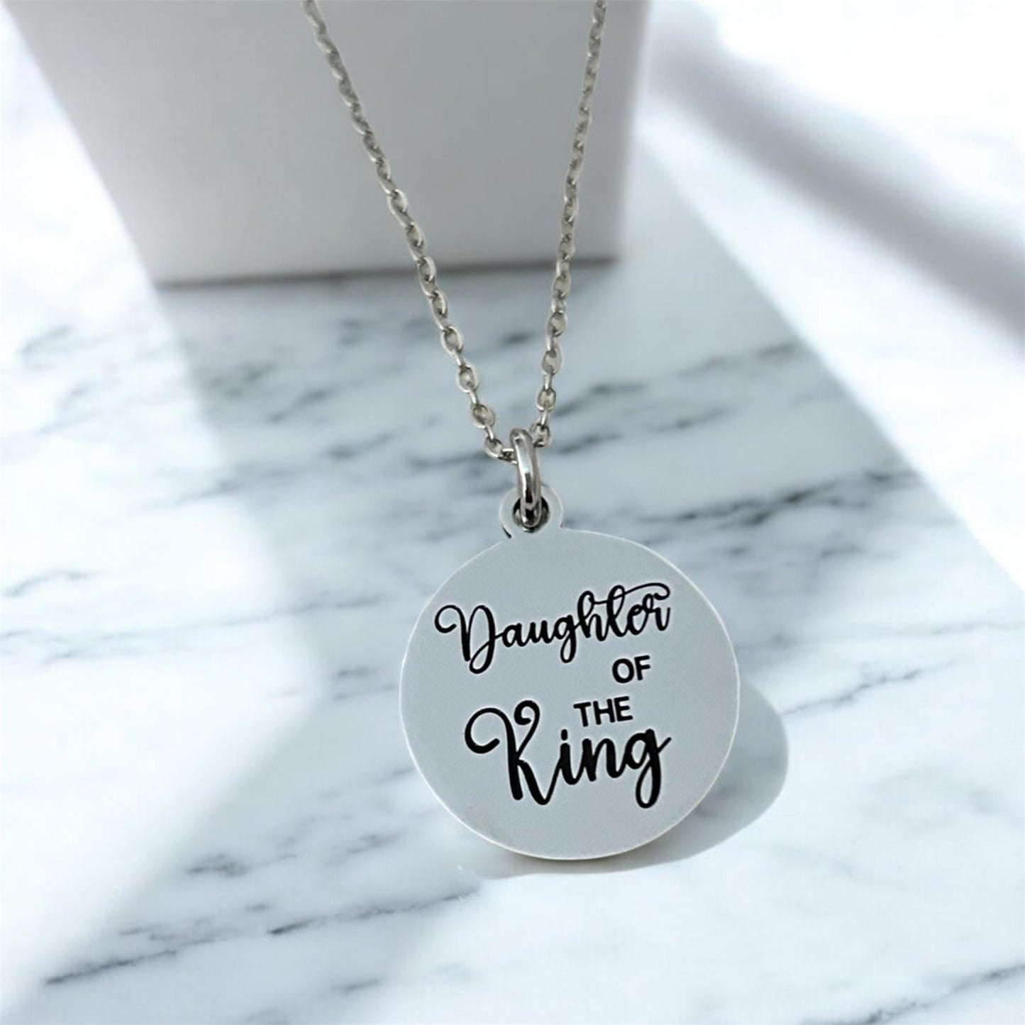 Daughter of The King Necklace: Gifts for Daughter, princess necklace, Christian Gifts