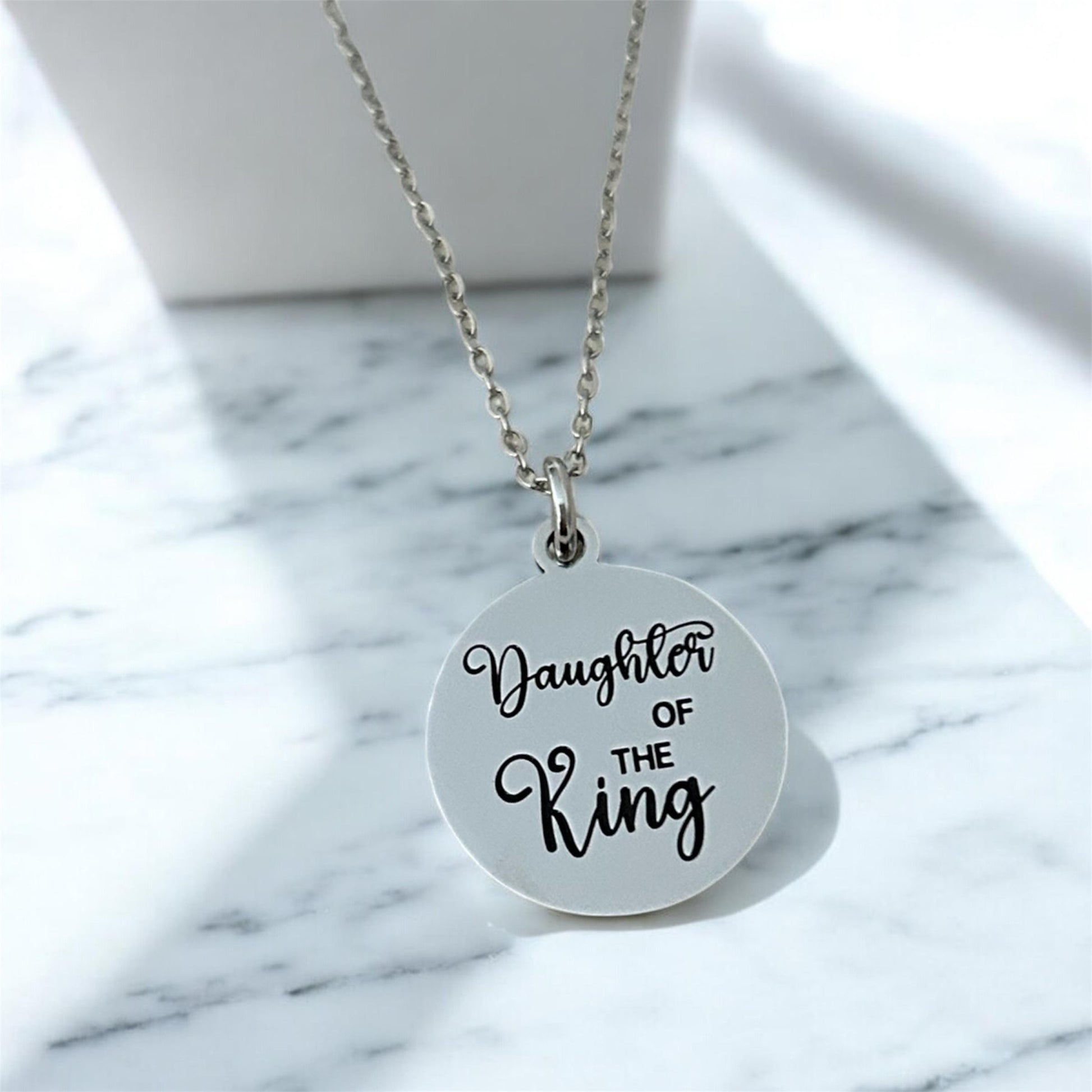 Daughter of The King Necklace: Gifts for Daughter, princess necklace, Christian Gifts