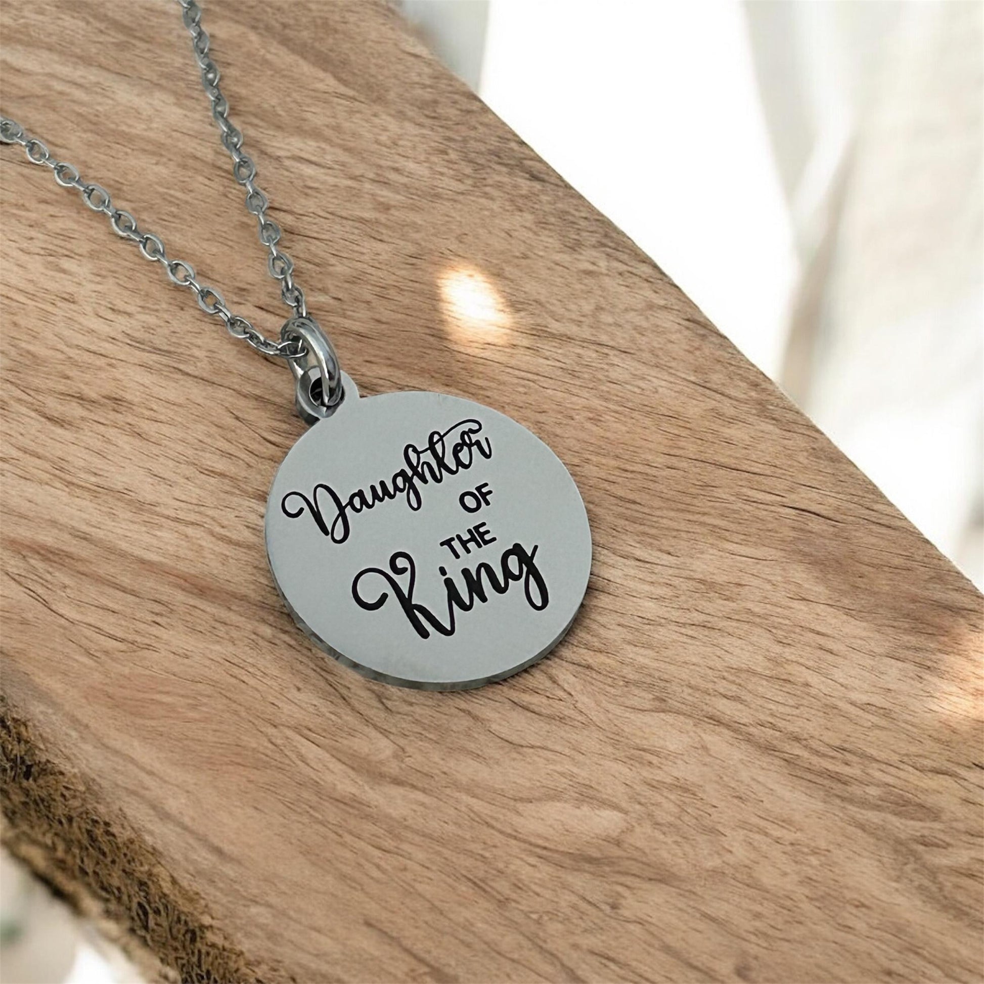 Daughter of The King Necklace: Gifts for Daughter, princess necklace, Christian Gifts