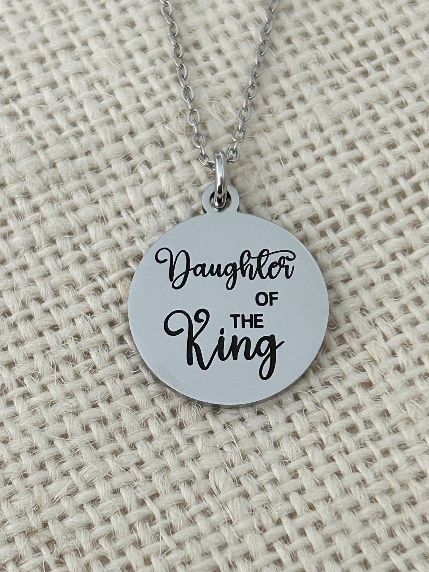 Daughter of The King Necklace: Gifts for Daughter, princess necklace, Christian Gifts