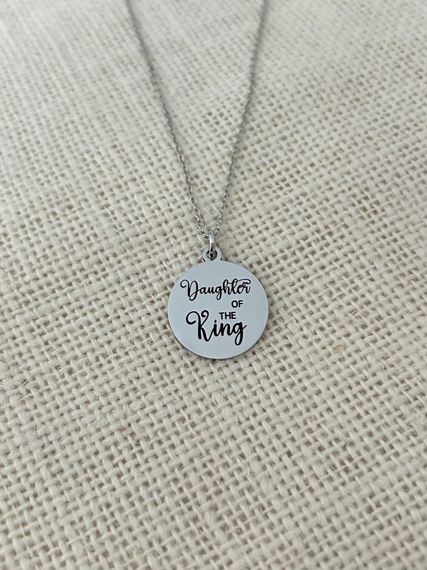 Daughter of The King Necklace: Gifts for Daughter, princess necklace, Christian Gifts