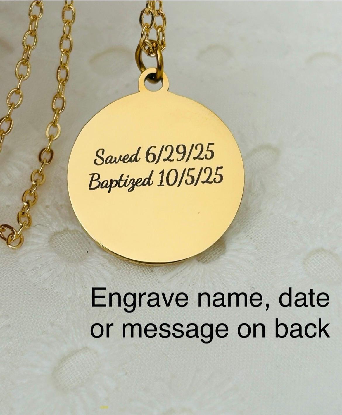 John 10:10 The thief comes only to steal Bible Verse Necklace Christian Custom Gifts Personalized Necklace