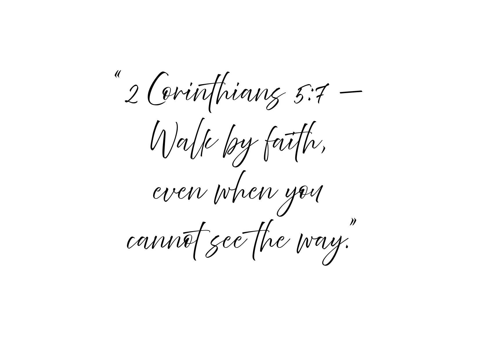 Walk by faith Bible Verse Necklace, 2 Corinthians 5:7, Christian Gifts, Faith Jewelry, Personalized Necklace, Engraved Scripture Necklace
