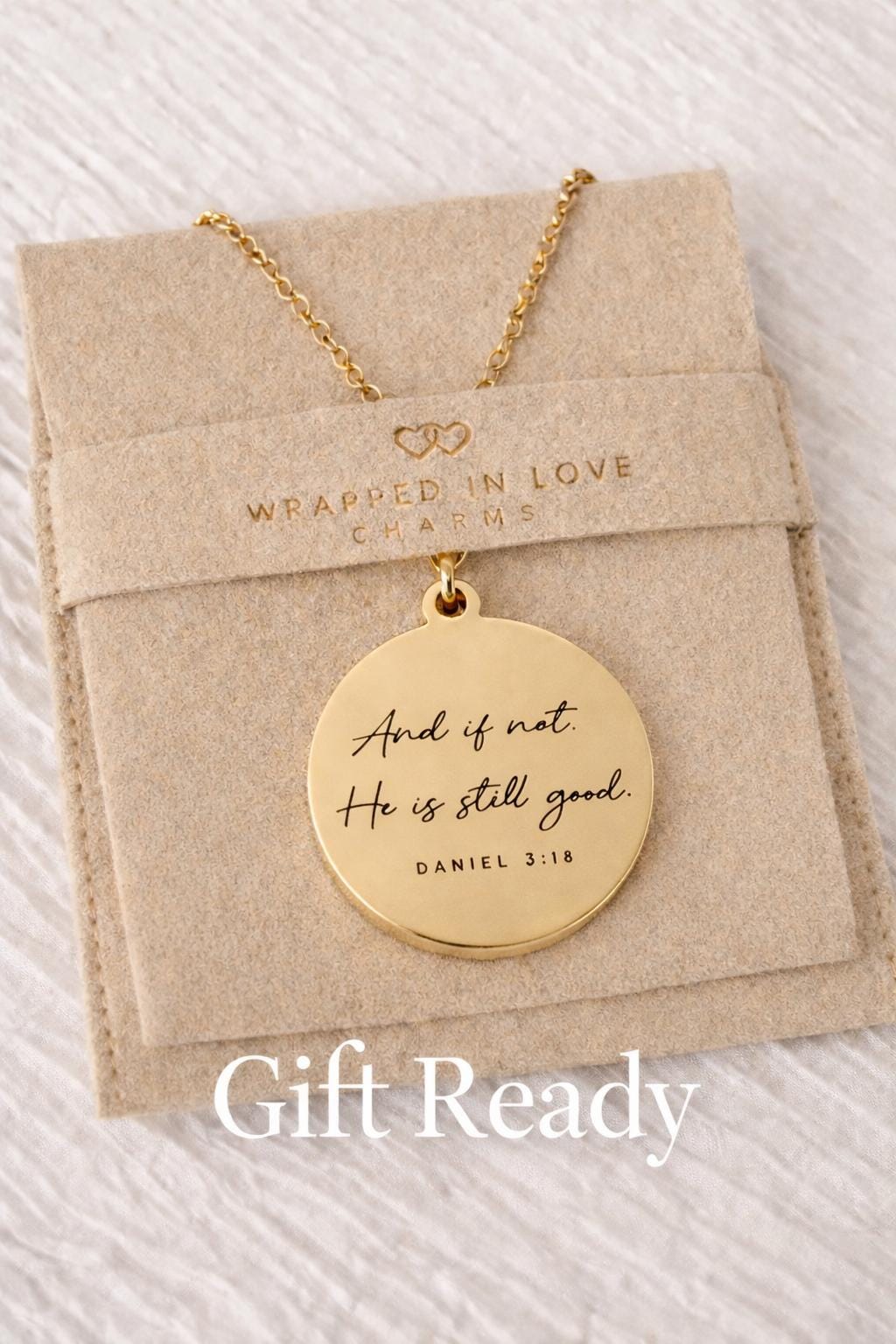 Christian Necklace And If Not, He Is Still Good Daniel 3:18 | Faith Jewelry Gift for Women | Bible Verse Necklace | Inspirational Gift