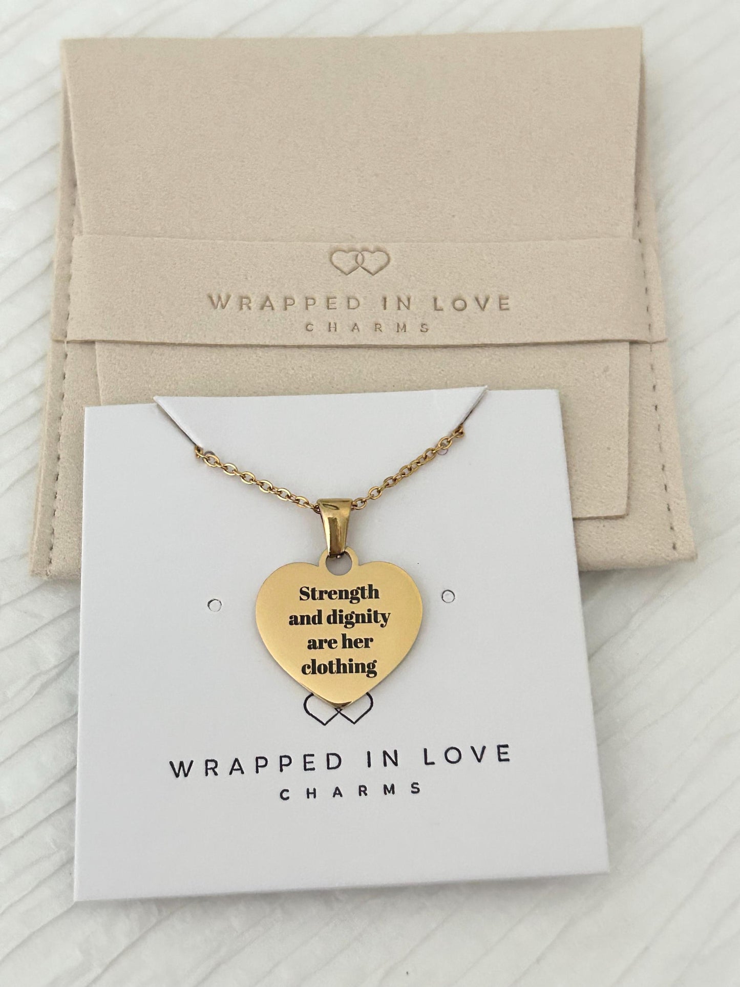 Proverbs 31:25 Necklace, Strength and Dignity Necklace, Christian Gift for Her, Bible Verse Jewelry, Faith Necklace, Inspirational Gift