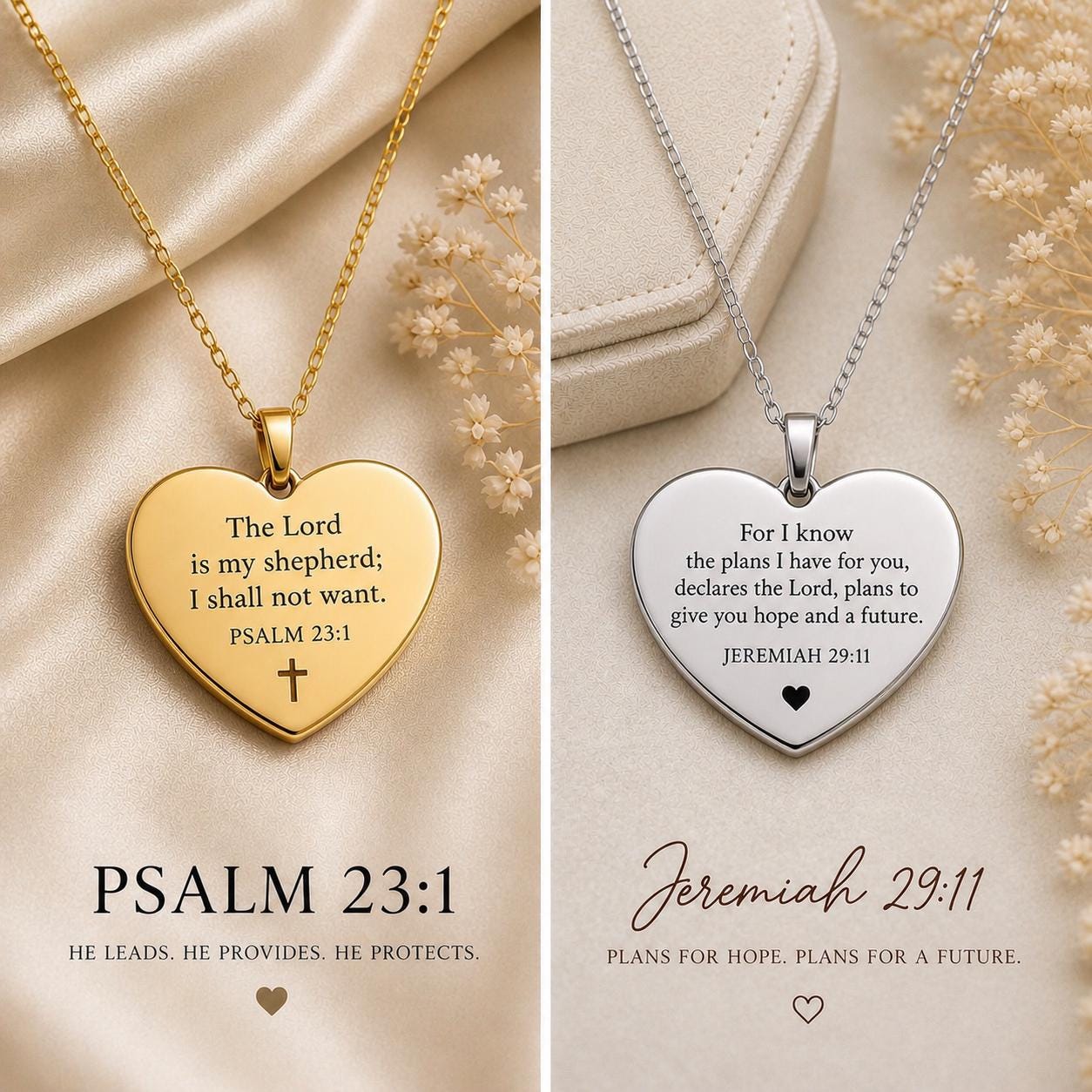 Custom Bible Verse Necklace, Personalized Christian Gift for Her, Faith Jewelry, Encouragement Gift, Baptism Gift