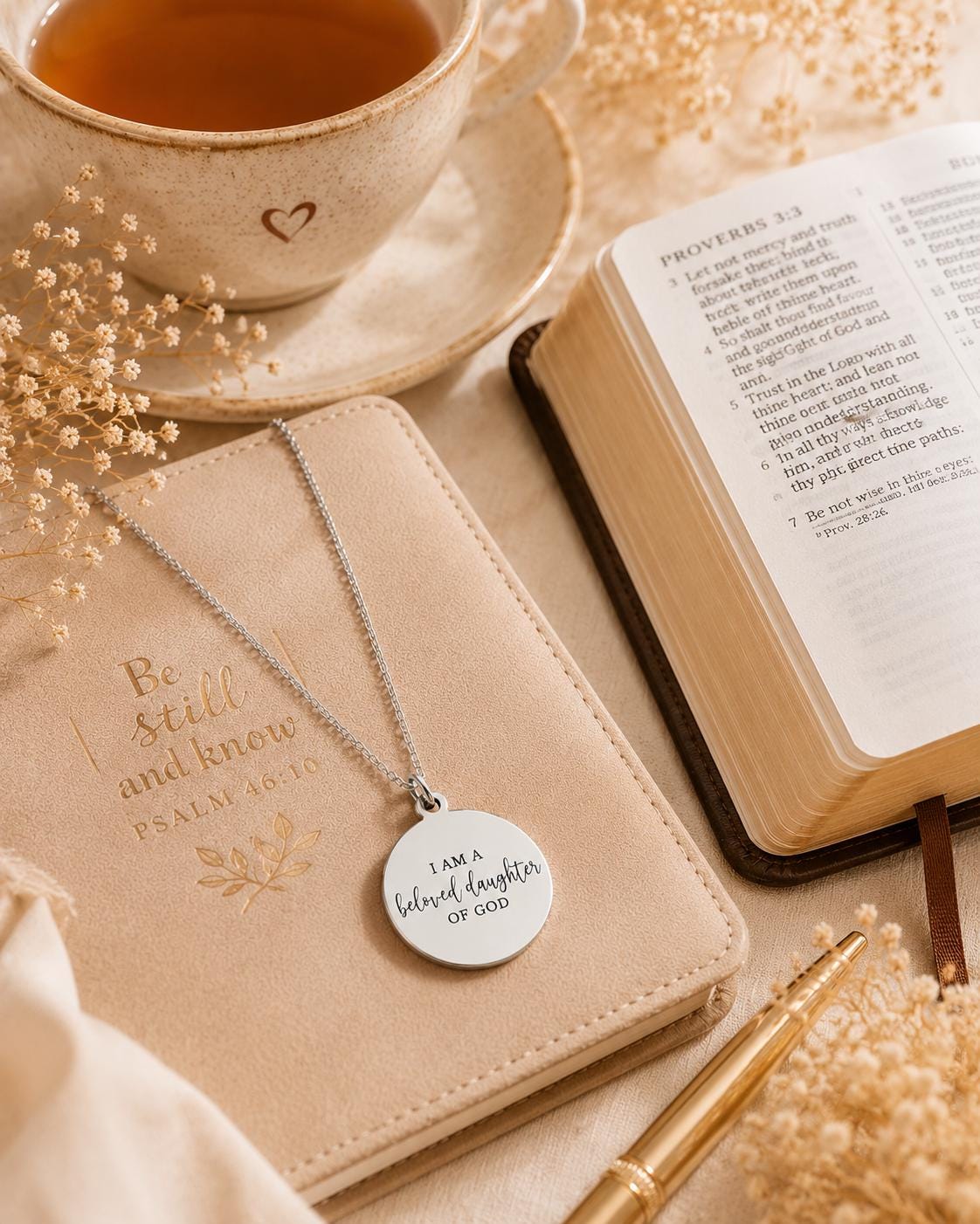 I Am a Beloved Daughter of God Necklace | Christian Gift for Women | Faith Necklace | Religious Jewelry | Inspirational Christian Gift