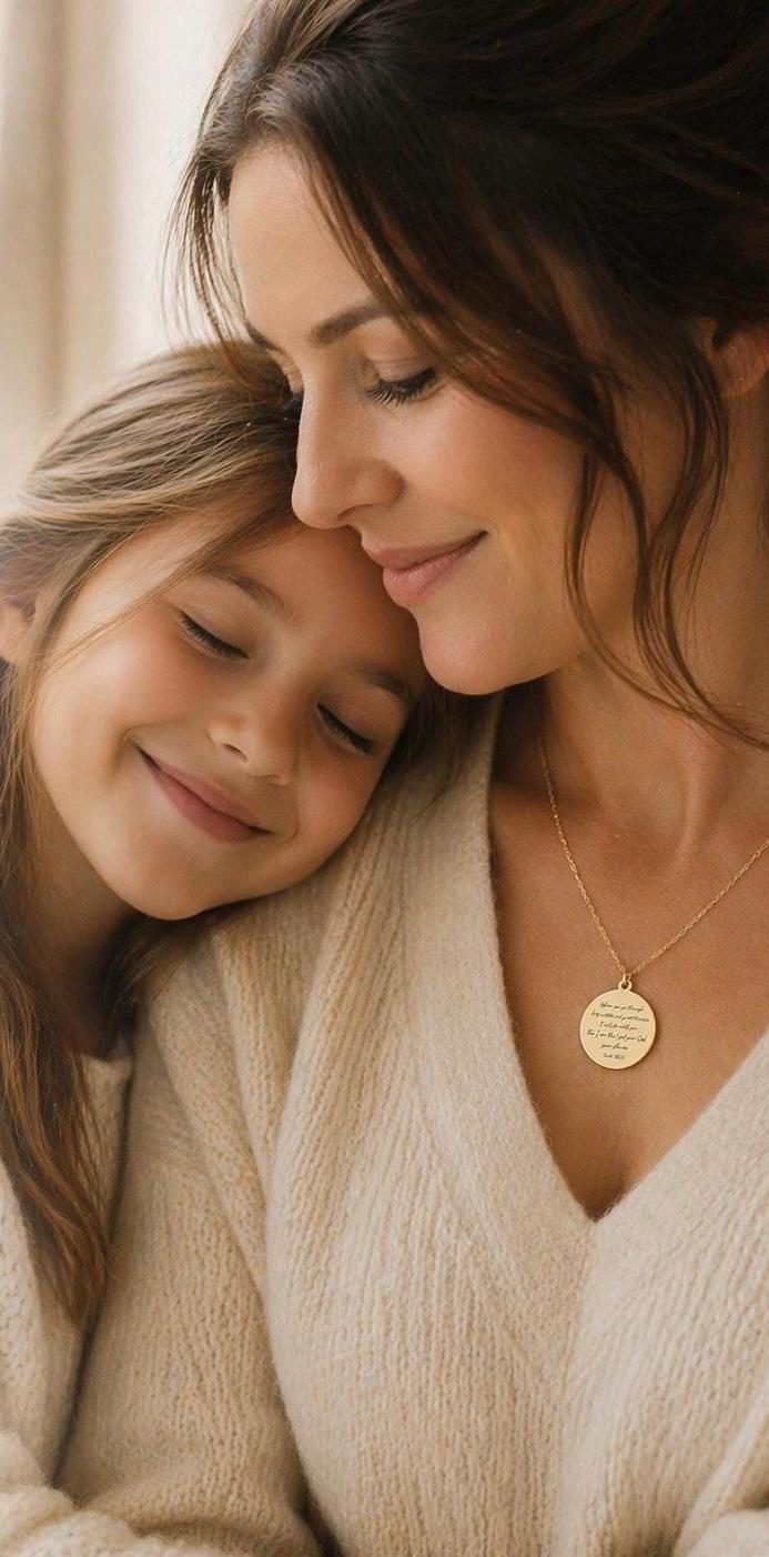 When You Go Through Deep Waters Necklace, Isaiah 43:2 Jewelry, Christian Encouragement Gift, Faith Necklace for Women, God Is With You Penda