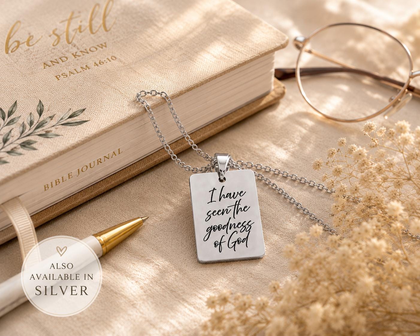 I Have Seen the Goodness of God Necklace – Christian Faith Jewelry, Scripture Inspired Gift, Religious Necklace for Women