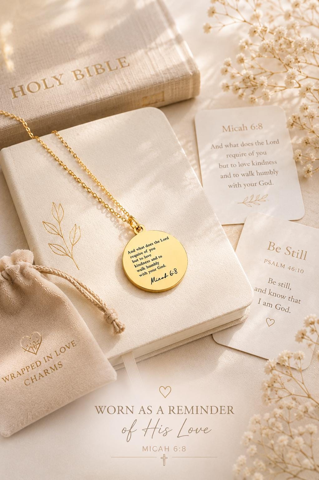 And what does the LORD require of you Micah 6:8 Bible Verse Necklace, Christian Gifts, Scripture jewelry, Gifts for Mom, Christian Necklace
