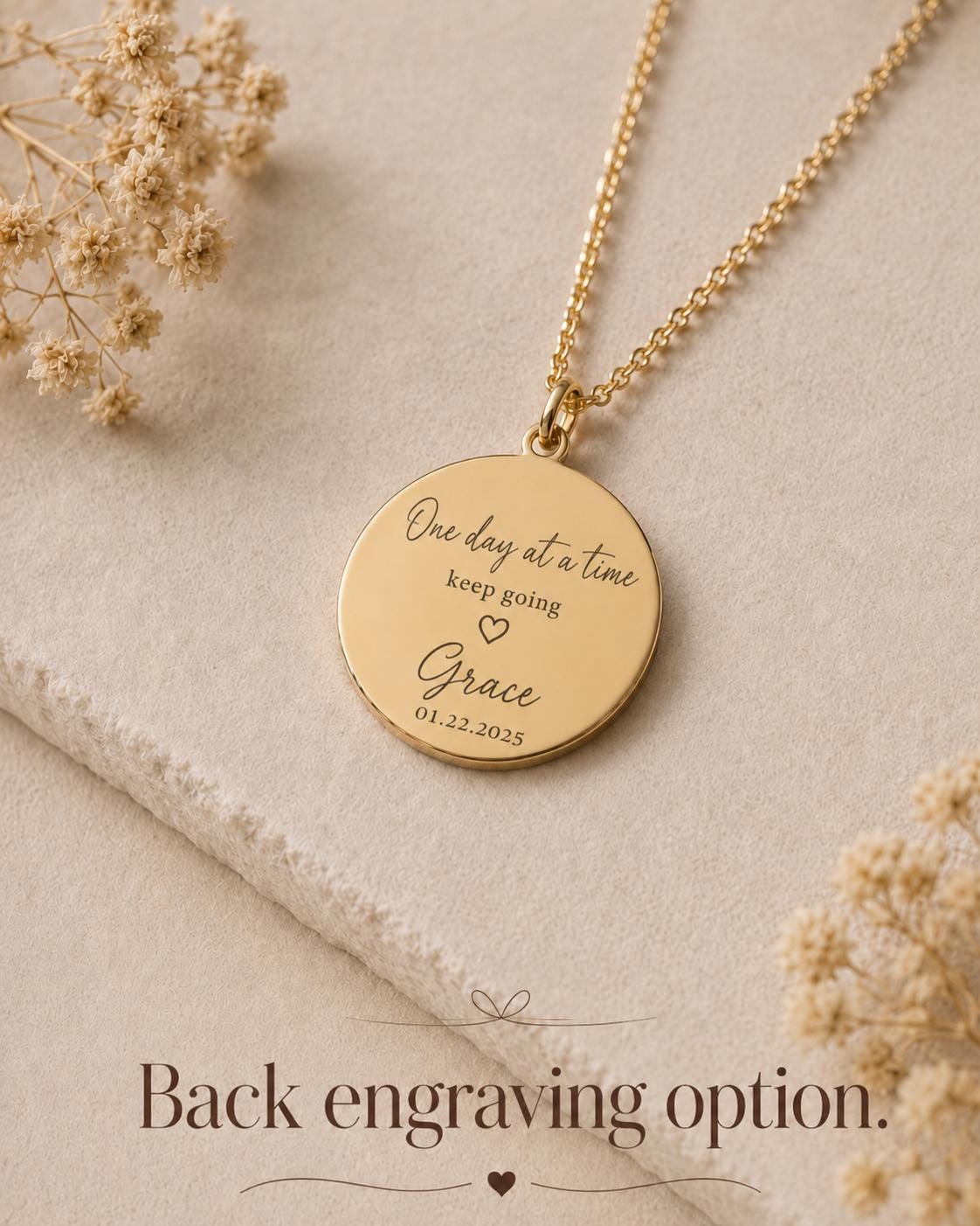 Romans 8:18 Necklace The Pain You’ve Been Feeling Can’t Compare Necklace Christian Encouragement Gift, Faith Jewelry for Women, Bible Verse