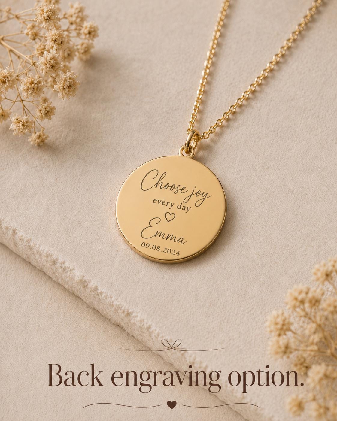 Faith Makes It Possible Necklace, Luke 1:37 Christian Necklace, Faith Jewelry, Encouragement Gift for Her, Inspirational Bible Verse Gift