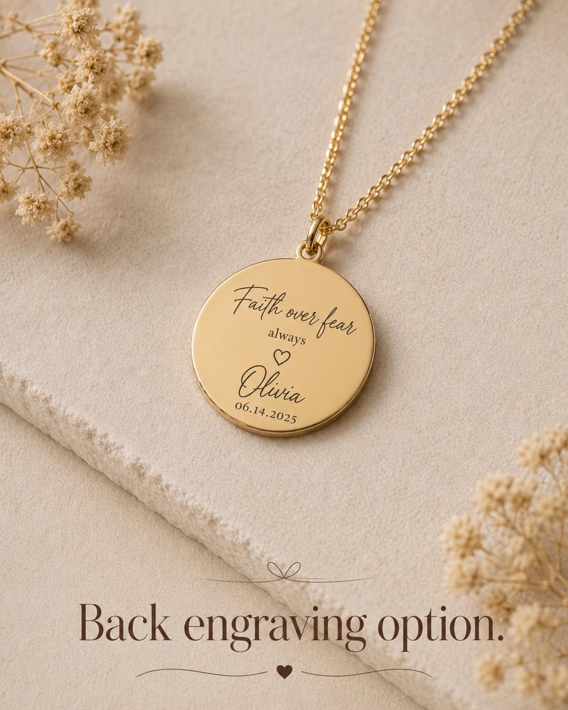 Exceedingly Abundantly Necklace Ephesians 3:20 | Christian Scripture Necklace | Faith Jewelry Gift for Her