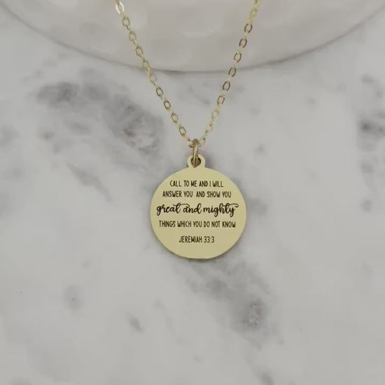 My Flesh and My heart may fail but God Bible Verse Necklace, 16K Gold Plated, Christian Gifts, Scripture Jewelry, Get well motivational gift