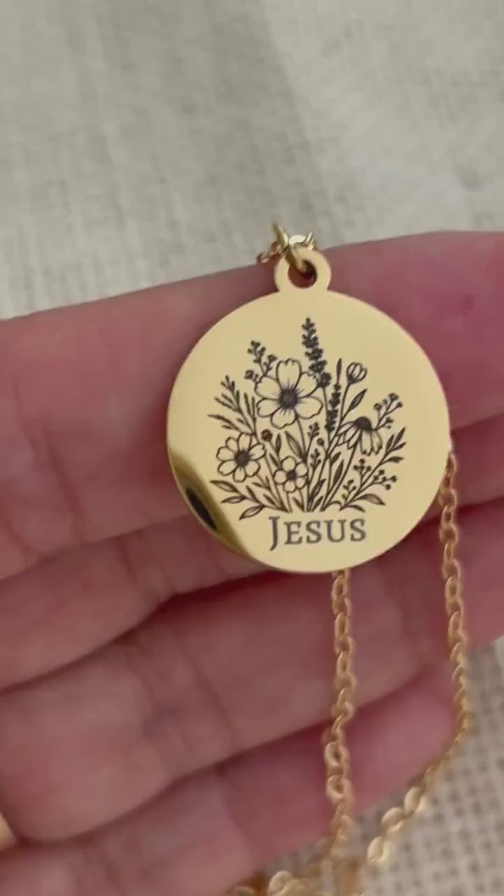 Isaiah 30:15 Necklace, In Quietness and Confidence Shall Be Your Strength, Christian Necklace, Bible Verse Jewelry, Faith Gift for Her